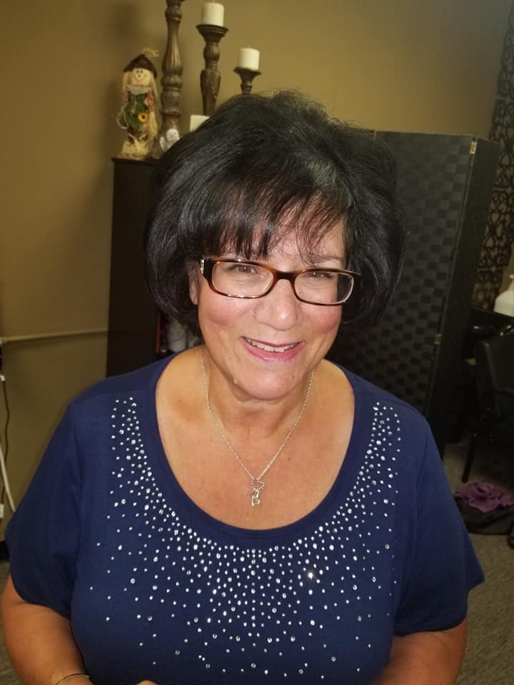 Rosemary Andrade with a fresh layered bob blowout